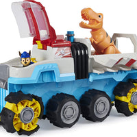 Paw Patrol - Dino Rescue - Dino Patroller Motorized Team Vehicle with Exclusive Chase and T. Rex Figures