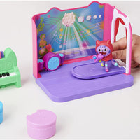 Gabby's Dollhouse - Groovy Music Room with Daniel James Catnip Figure, 2 Accessories, 2 Furniture Pieces and 2 Deliveries