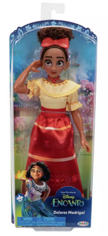 Disney - ENCANTO - DOLORES 12 inch (32cm) doll Includes Doll Dress, Doll Hair Bow and Doll Shoes - on clearance