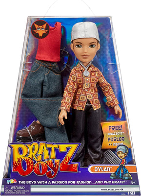 Bratz Dolls - Series 2 Reproduction 2022 Doll - DYLAN Fashion doll with 2 outfits