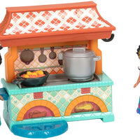 Disney - ENCANTO Mirabel Doll Figure in Julieta's Kitchen Playset - With Pots & Pans