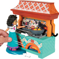 Disney - ENCANTO Mirabel Doll Figure in Julieta's Kitchen Playset - With Pots & Pans
