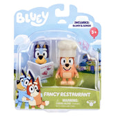 BLUEY - SEASON 4 - Figurine 2 packs - FANCY RESTAURANT - on clearance
