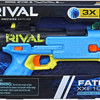 Nerf Rival -  Fate XXII-100 Blaster, Most Accurate Rival System, Adjustable Rear Sight, Breech Load, Includes 3 Rival Accu-Rounds