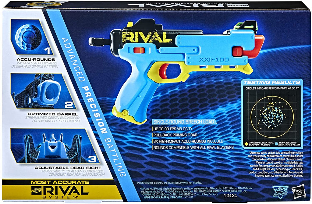 Nerf Rival - Fate XXII-100 Blaster, Most Accurate Rival System