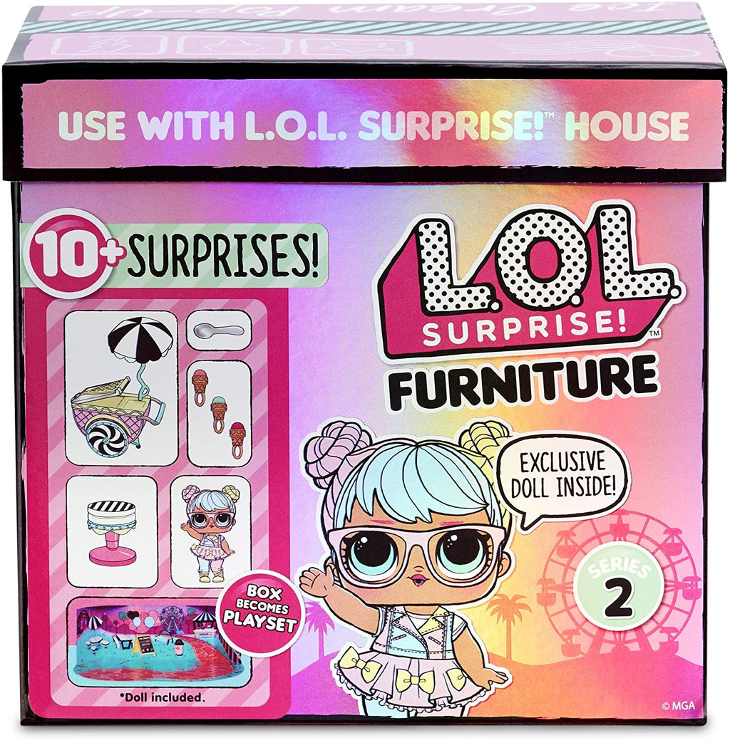 L.O.L LOL Surprise - Furniture series 2 - ICE CREAM Pop-Up with BON & 10+ surprises - on clearance