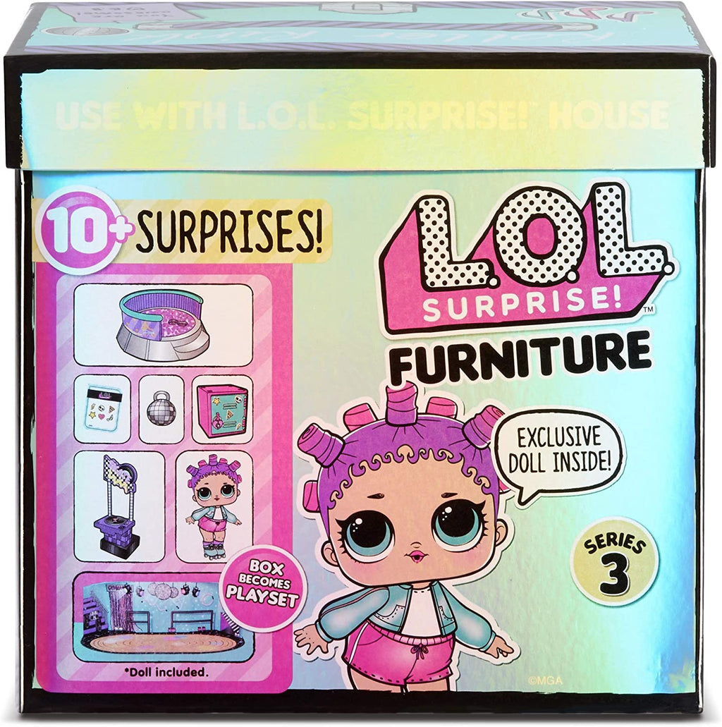 L.O.L LOL Surprise - Furniture series 3 - Roller Rink with Roller Sk8er & 10+ Surprises - on clearance