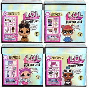 L.O.L LOL Surprise - Furniture series 3 - Complete set of 4