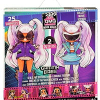 L.O.L LOL Surprise - OMG Movie Magic Gamma Babe fashion doll with 25 surprises Including 2 fashion outfits, 3D glasses , Movie accessories