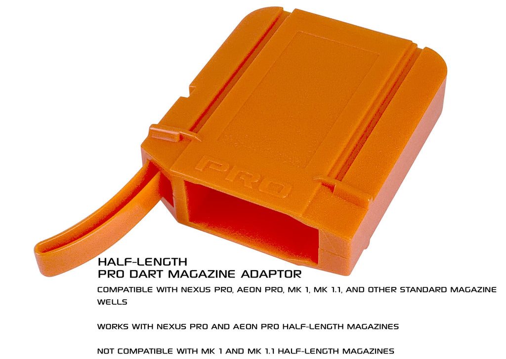 DART ZONE - (adventure force ) #6100-ACC3 - Nexus Pro and Aeon Pro ADAPTER for half length magazine