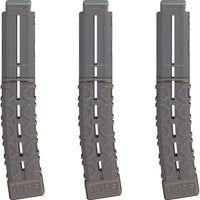 DART ZONE & Adventure force - Pro-Series 15-Round Half-Length Dart Magazine 3-Pack , Gray
