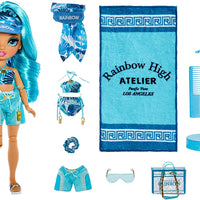 RAINBOW HIGH -  Pacific Coast HALI CAPRI (BLUE) Fashion Doll with interchangeable legs - on clearance