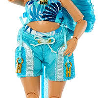 RAINBOW HIGH -  Pacific Coast HALI CAPRI (BLUE) Fashion Doll with interchangeable legs - on clearance