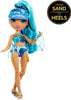RAINBOW HIGH -  Pacific Coast HALI CAPRI (BLUE) Fashion Doll with interchangeable legs - on clearance