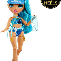 RAINBOW HIGH -  Pacific Coast HALI CAPRI (BLUE) Fashion Doll with interchangeable legs - on clearance