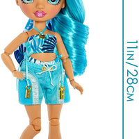 RAINBOW HIGH -  Pacific Coast HALI CAPRI (BLUE) Fashion Doll with interchangeable legs - on clearance