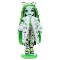 SHADOW HIGH - ( rainbow high ) - Vision Dolls - Harley Limestone (Neon Green) with 2 Complete Mix & Match outfits + Music Assessories