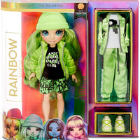 RAINBOW HIGH -  Jade Hunter – Green Fashion Doll with 2 Outfits