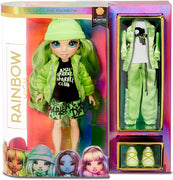 RAINBOW HIGH -  Jade Hunter – Green Fashion Doll with 2 Outfits