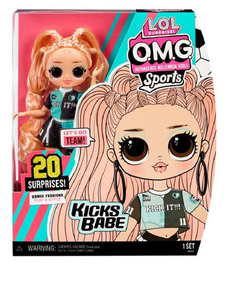 L.O.L LOL Surprise - OMG Sports Dolls Series 2 - Kicks Babe - Fashion doll with 20 Surprises