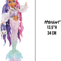 Mermaze Mermaidz - Color Change KISHIKO Mermaid Fashion Doll with Accessories