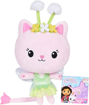 Gabby's Dollhouse - 7-inch (17.5cm) Kitty Fairy Purr-ific Plush Toy - Genuine Licensed plush