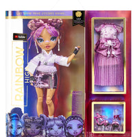 RAINBOW HIGH -  LILA YAMAMOTO - SERIES 4 - Rainbow Fashion Doll with 2 Complete Mix & Match outfits