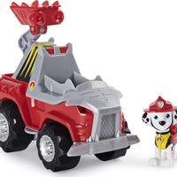 Paw Patrol - Dino Rescue - Marshall's Deluxe Rev Up Vehicle with Mystery Dinosar Figure - on clearance