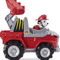 Paw Patrol - Dino Rescue - Marshall's Deluxe Rev Up Vehicle with Mystery Dinosar Figure - on clearance