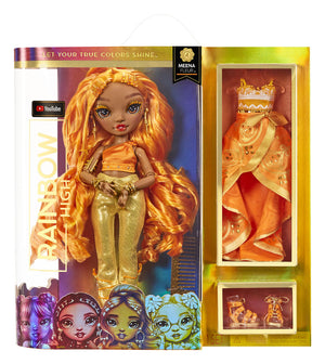 RAINBOW HIGH -  MEENA FLEUR - SERIES 4 - Rainbow Fashion Doll with 2 Complete Mix & Match outfits