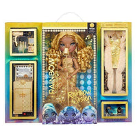 RAINBOW HIGH -  Vision Dolls - Meline Luxe (Gold Yellow)  with 2 Complete Mix & Match outfits + Music Assessories