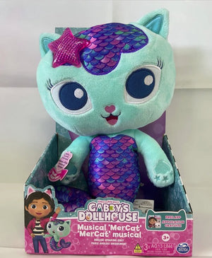 Gabby's Dollhouse - TALKING MERCAT Interactive 35 CM plush toy - Phrases and songs - on clearance