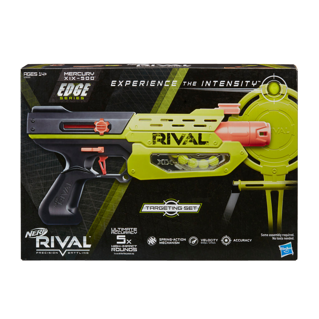 Nerf Rival - Mercury XIX-500 Edge Series Blaster with Target & 5 Rounds