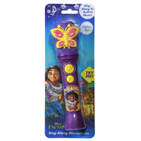 Disney - ENCANTO Sing Along Microphone with Built-In Music and Flashing Lights for Girls Aged 3 Years and Up