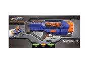 DART ZONE ( Adventure Force ) -  Monolith Automatic Ball Blaster with 40 Rounds - Compatible with Nerf Rival and Nerf Hyper Rounds