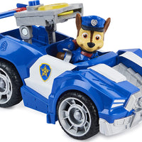 Paw Patrol - Chase's Deluxe Movie Transforming Car with Chase Figure