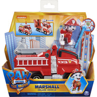 Paw Patrol - MOVIE SERIES Complete set of 6 VEHICLES & Pups (Chase , Marshall , Skye , Rocky , Rubble & Zuma )
