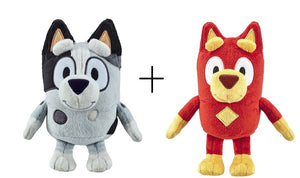BLUEY - Small plush - Muffin & Rusty - rares ones