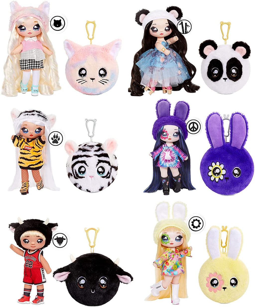MGA- NA NA NA SURPRISE - SERIES 4 Complete set of all 6 DOLLS ( lol surprise )
