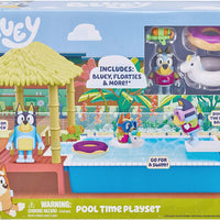 BLUEY - Pool Time Playset and Bluey figure + Accessories - on clearance