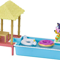 BLUEY - Pool Time Playset and Bluey figure + Accessories - on clearance