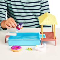 BLUEY - Pool Time Playset and Bluey figure + Accessories - on clearance