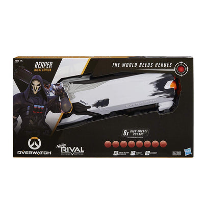 Nerf Rival - REAPER (wight edition) Overwatch Blaster & 8 Rival Rounds