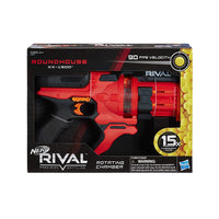 Nerf Rival - Roundhouse XX-1500 Red Blaster - Clear Rotating Chamber + 15 rounds