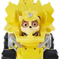 Paw Patrol - Dino Rescue - Rubble's Deluxe Rev Up Vehicle with Mystery Dinosar Figure
