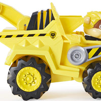 Paw Patrol - Dino Rescue - Rubble's Deluxe Rev Up Vehicle with Mystery Dinosar Figure