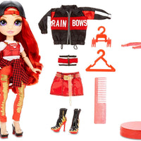 RAINBOW HIGH - Ruby Anderson - Red Fashion Doll with 2 outfits