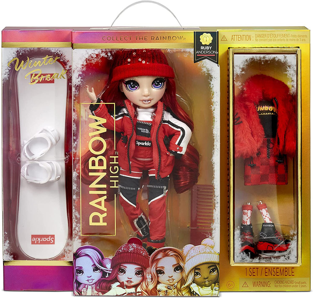 RAINBOW HIGH -  Ruby Anderson Winter Break doll 2021