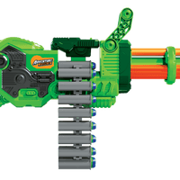 DART ZONE - ADVENTURE FORCE - Scorpion Rotating Barrel Auto Gatling Dart Blaster  - ( nerf rival )