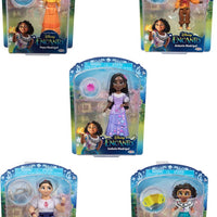 Disney - ENCANTO Set of 5 ( Peppa , Isabela , Mirabela , Antonio & Luisa Madrigal ) 3 inch (7.5cm) small dolls , including accessory - on clearance